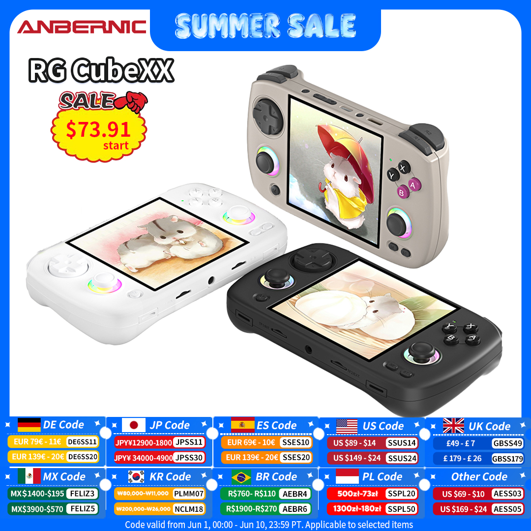 Retro Gaming For Tv - Anbernic RG CubeXX Retro Handheld Games