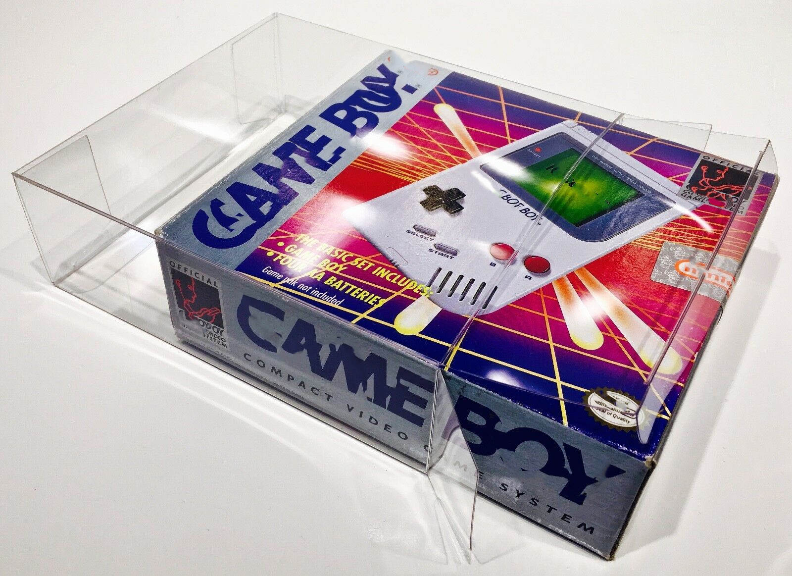 Game Cartridge Case - 1 Clear Box Protector For The
