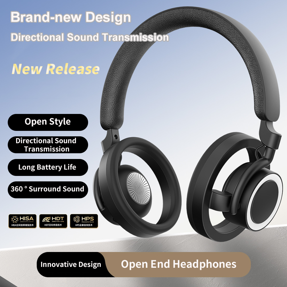 Retro Gaming Headset - Open Style Headset Wireless Bluetooth Light