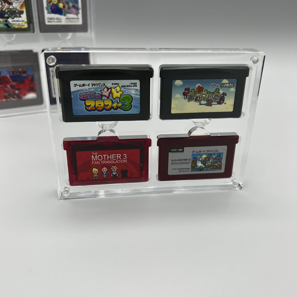 Game Cartridge Case - High transparency Acrylic Magnetic suction cover