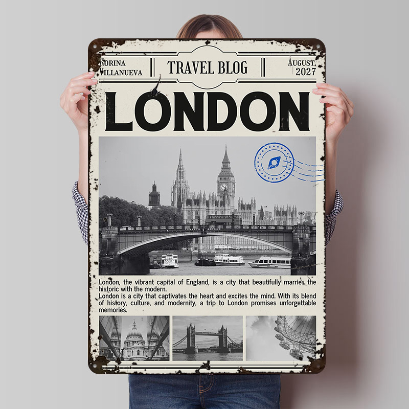 Retro Gaming In London - London Travel Printed Poster Customized Wall
