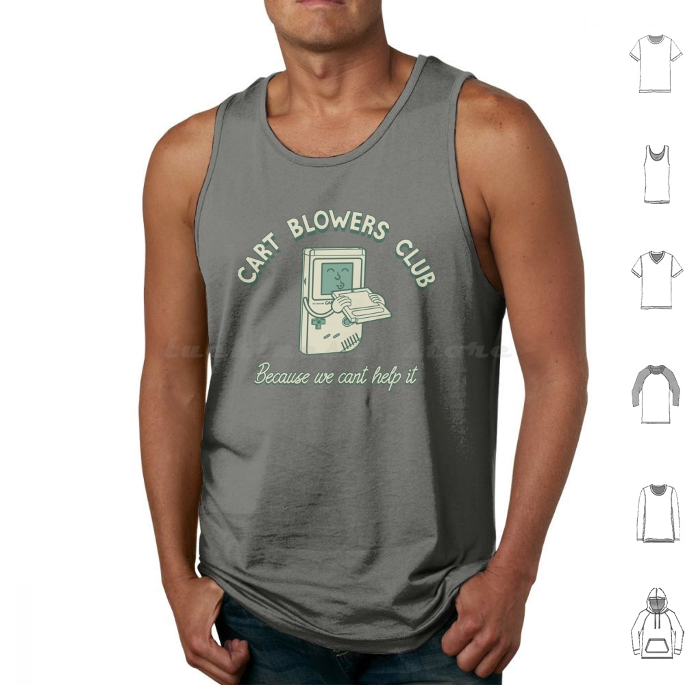 Retro Gaming Gamestop - Cart Blowers Club Tank Tops Vest