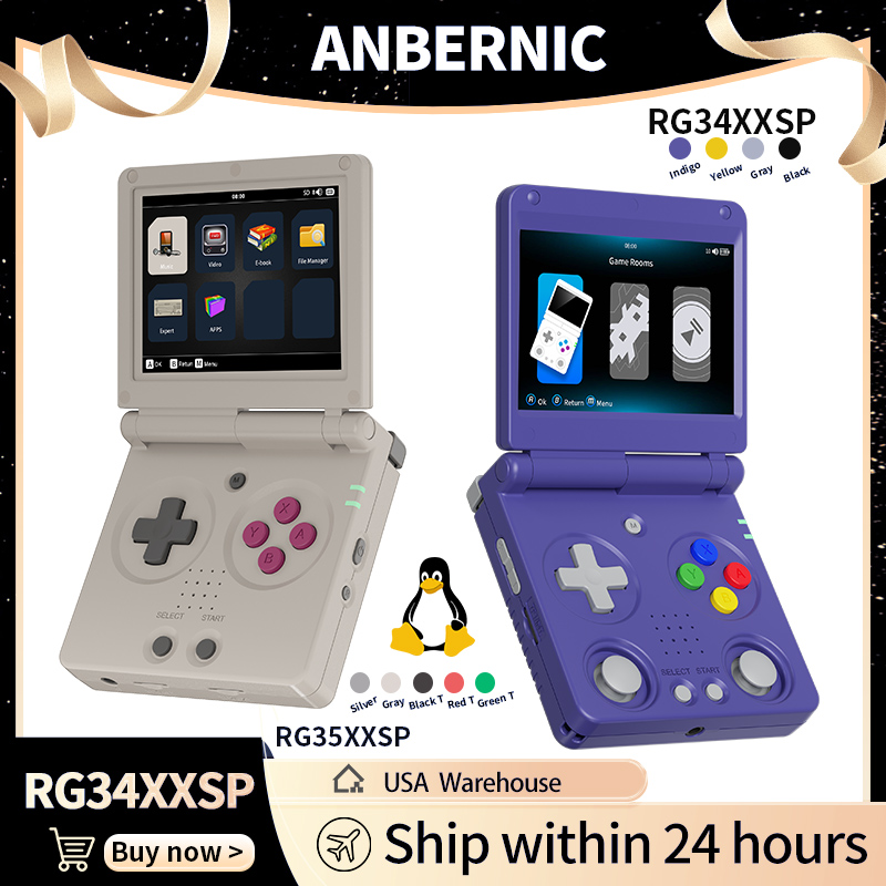 Anbernic RG34XXSP RG35XXSP Fli - Retro Gaming Mobile ulasan dan harga