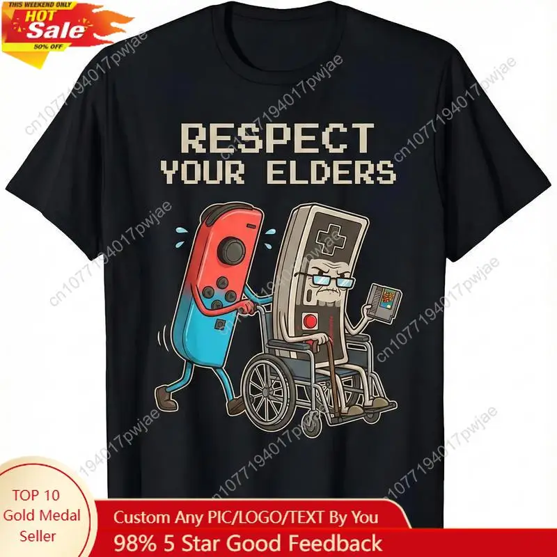 Funny Retro Gamer Graphic T-Sh - Retro Gaming T Shirt ulasan dan harga