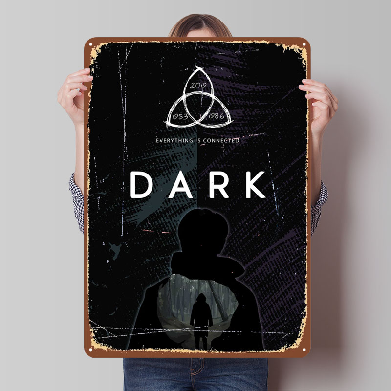 Dark Metal Signs Tv Show Poste - Retro Gaming For Tv ulasan dan harga