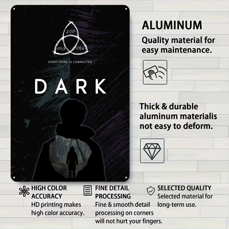 Dark Metal Signs Tv Show Poste - Retro Gaming For Tv ulasan dan harga