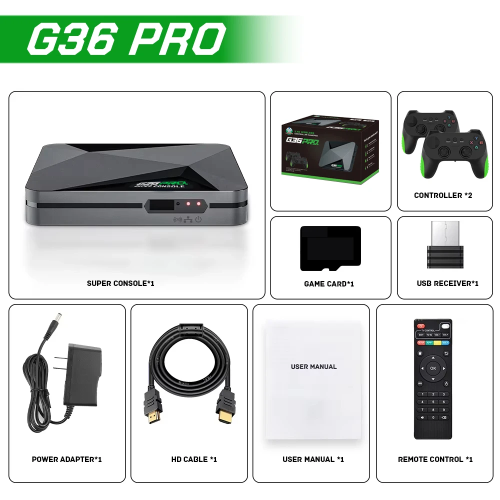 Super Console G36 Pro Retro Vi - Retro Gaming Hdd ulasan dan harga