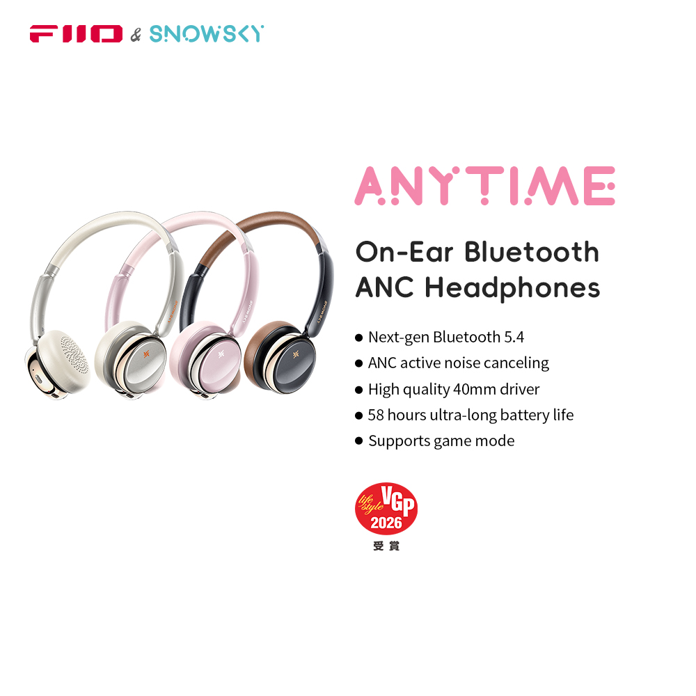 FiiO ANYTIME Bluetooth 5.4 Wir - Retro Gaming Headset ulasan dan harga