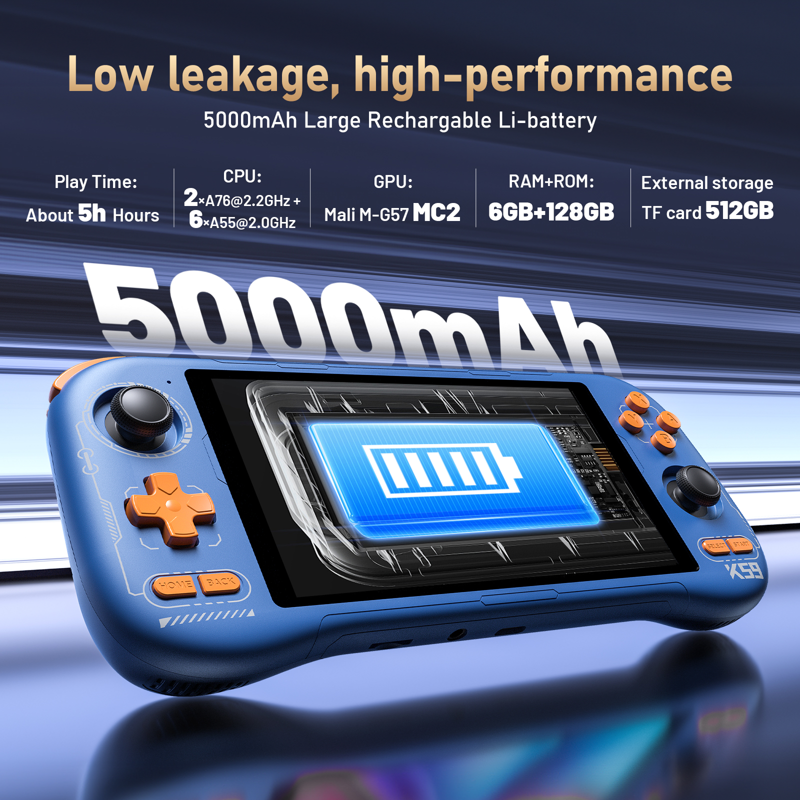 K59 Pro Android 14 Handheld Ga - Retro Gaming Mobile ulasan dan harga