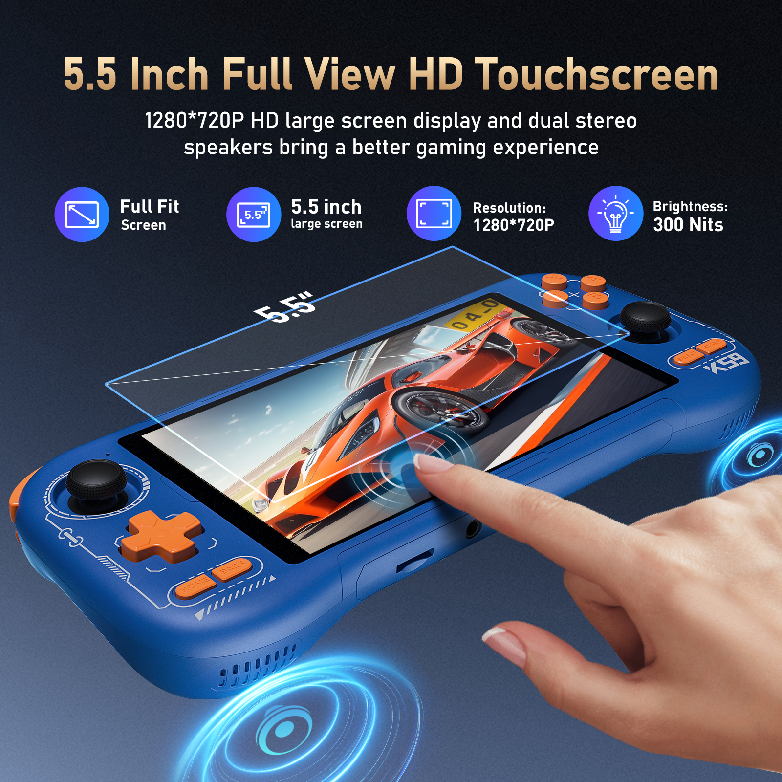K59 Pro Android 14 Handheld Ga - Retro Gaming Mobile ulasan dan harga