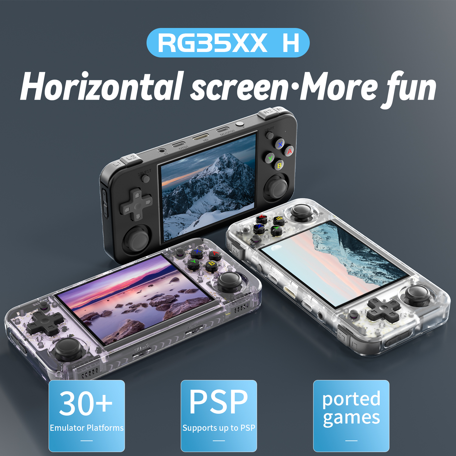 ANBERNIC RG35XX H Horizontal R - Retro Gaming Mobile ulasan dan harga