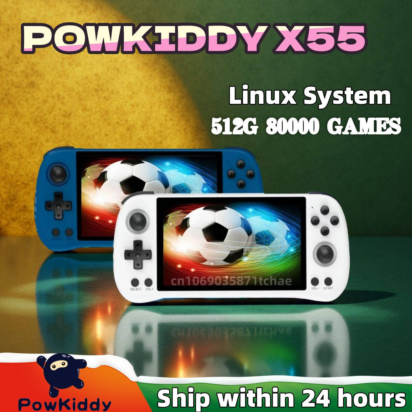 POWKIDDY X55 Handheld Game Con - Retro Gaming Mobile ulasan dan harga