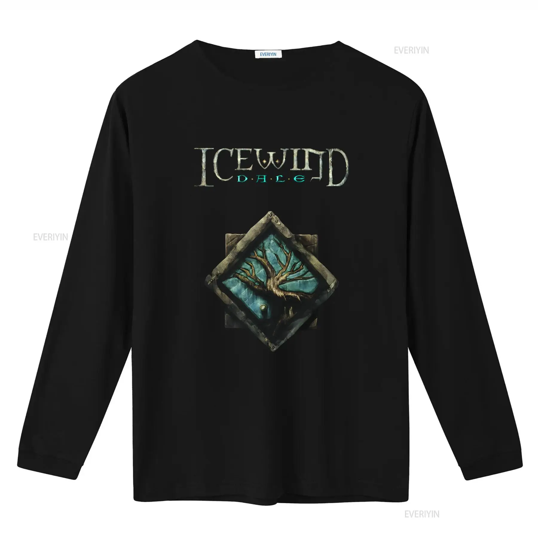 Icewind Dale Logo Classic Vide - Retro Gaming T Shirt ulasan dan harga