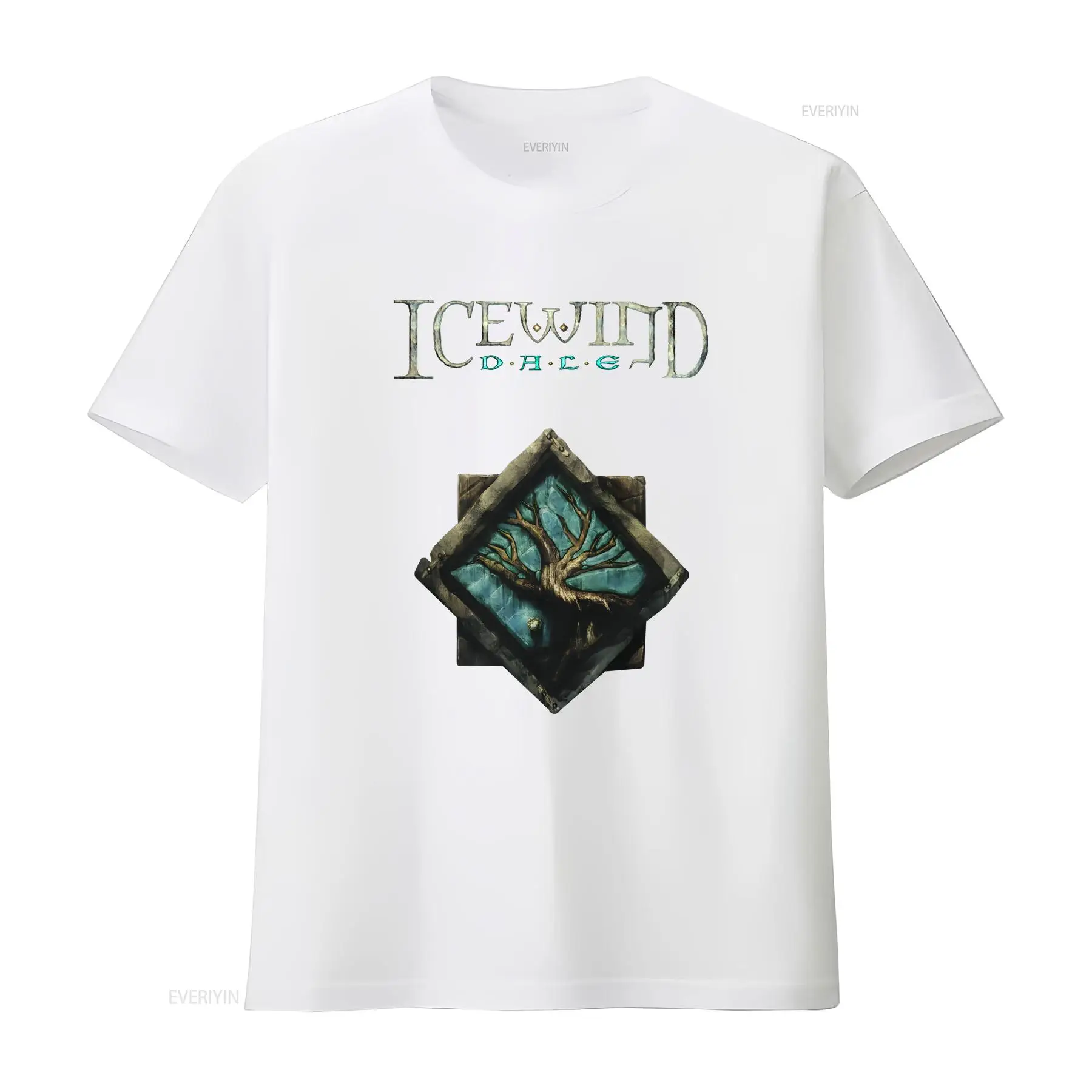 Icewind Dale Logo Classic Vide - Retro Gaming T Shirt ulasan dan harga