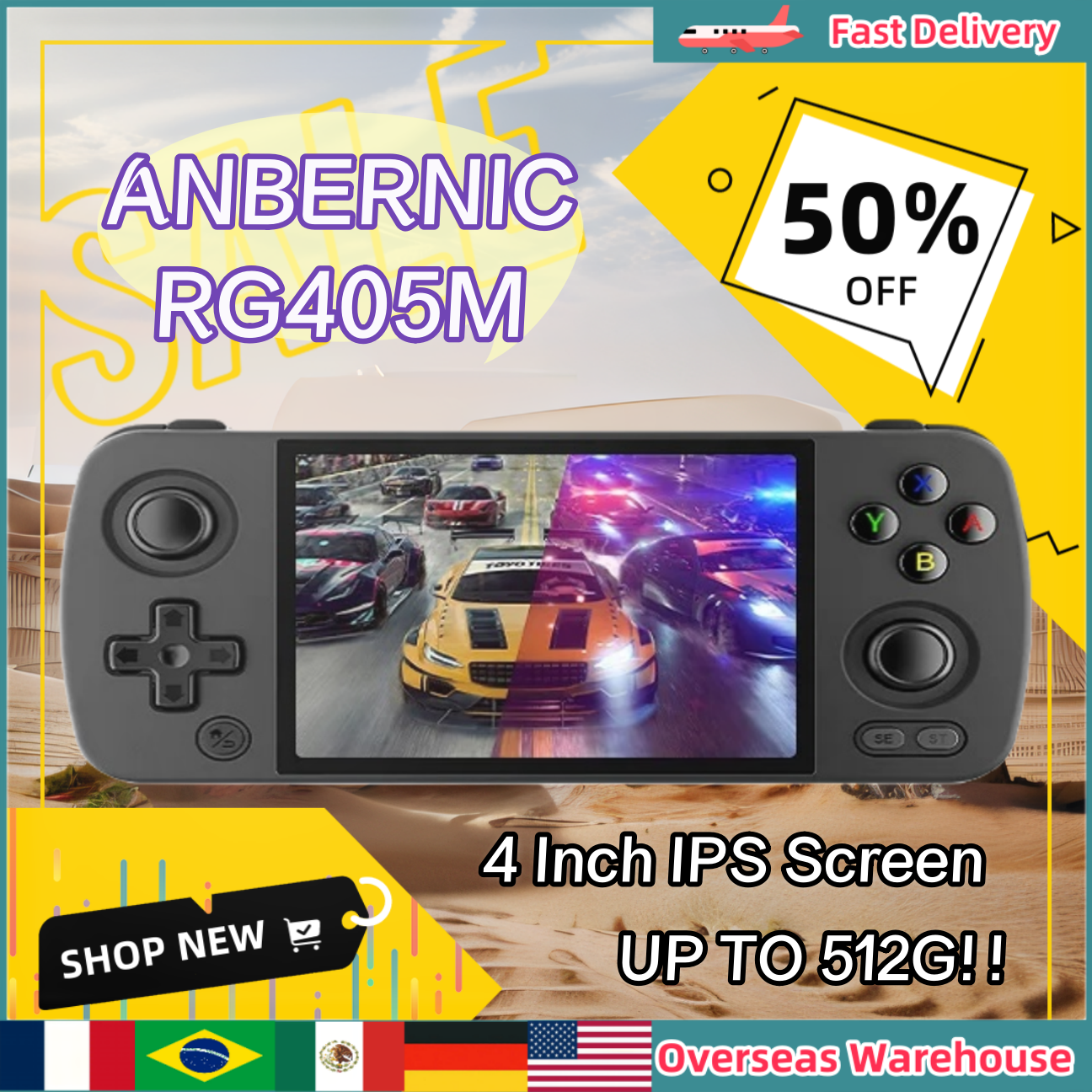 ANBERNIC RG405M Portable Retro - Retro Gaming Android ulasan dan harga