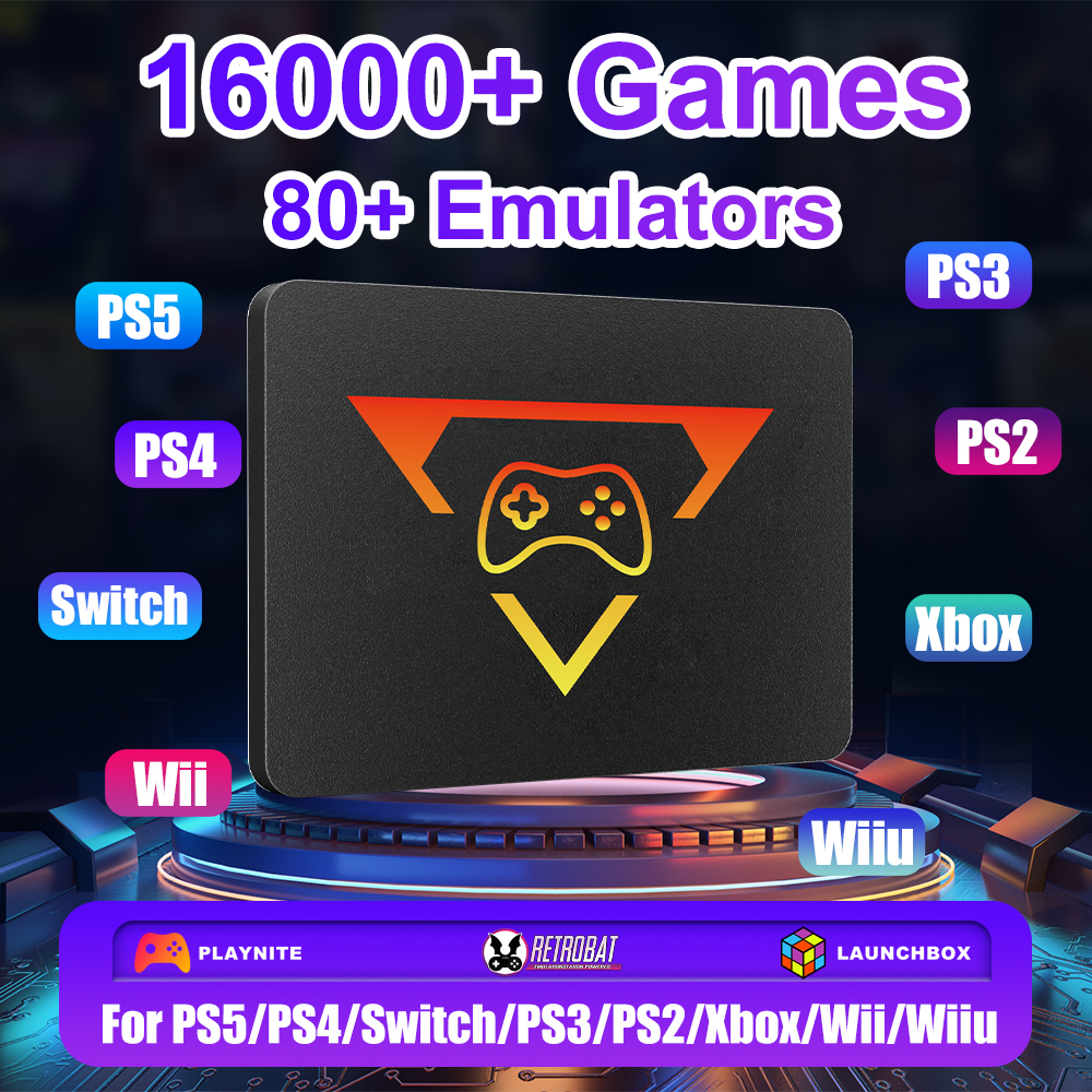 1TB Retro Gaming SSD Video Gam - Retro Gaming Emulator Pc ulasan dan harga
