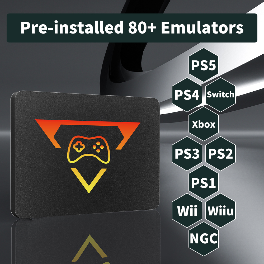 1TB Retro Gaming SSD Video Gam - Retro Gaming Emulator Pc ulasan dan harga