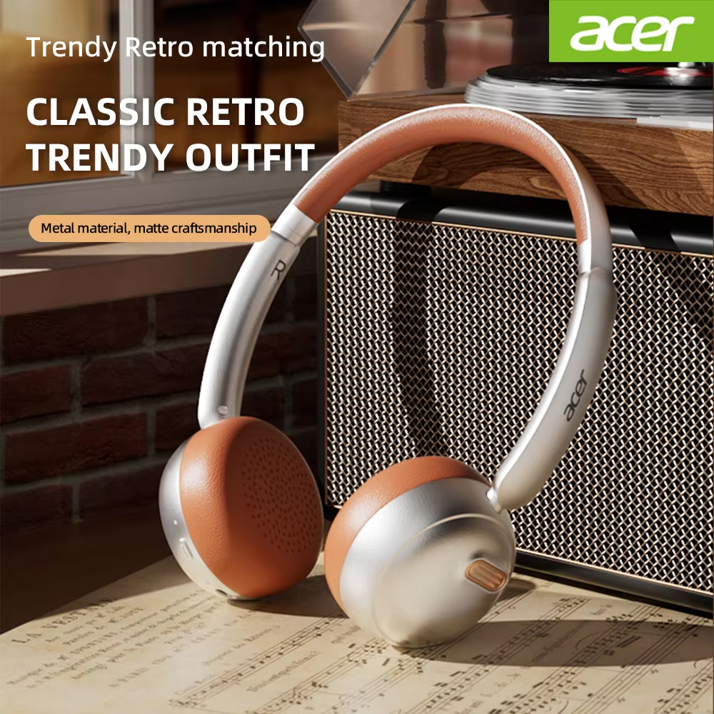Acer OHW111 Bluetooth Headphon - Retro Gaming Headset ulasan dan harga