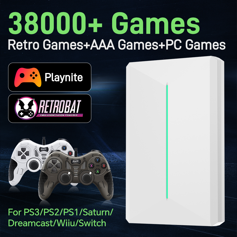 Playnite&Retrobat 500GB Game H - Retro Gaming Emulator Pc ulasan dan harga