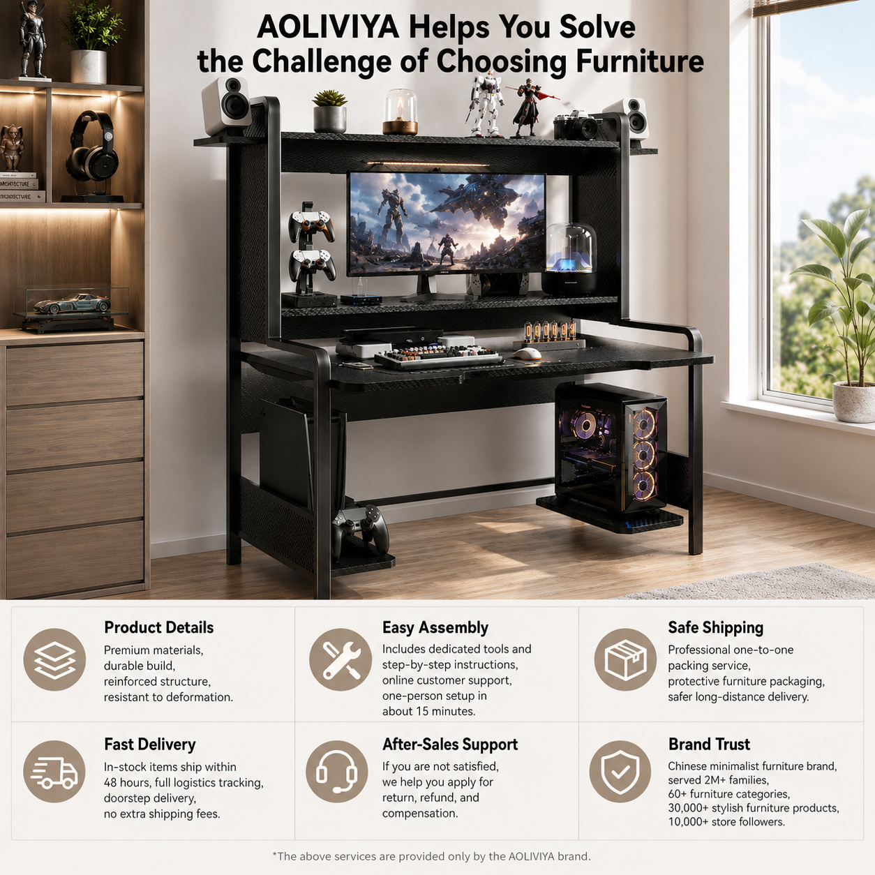 AOLIVIYA Desktop Host Computer - Retro Gaming Table ulasan dan harga