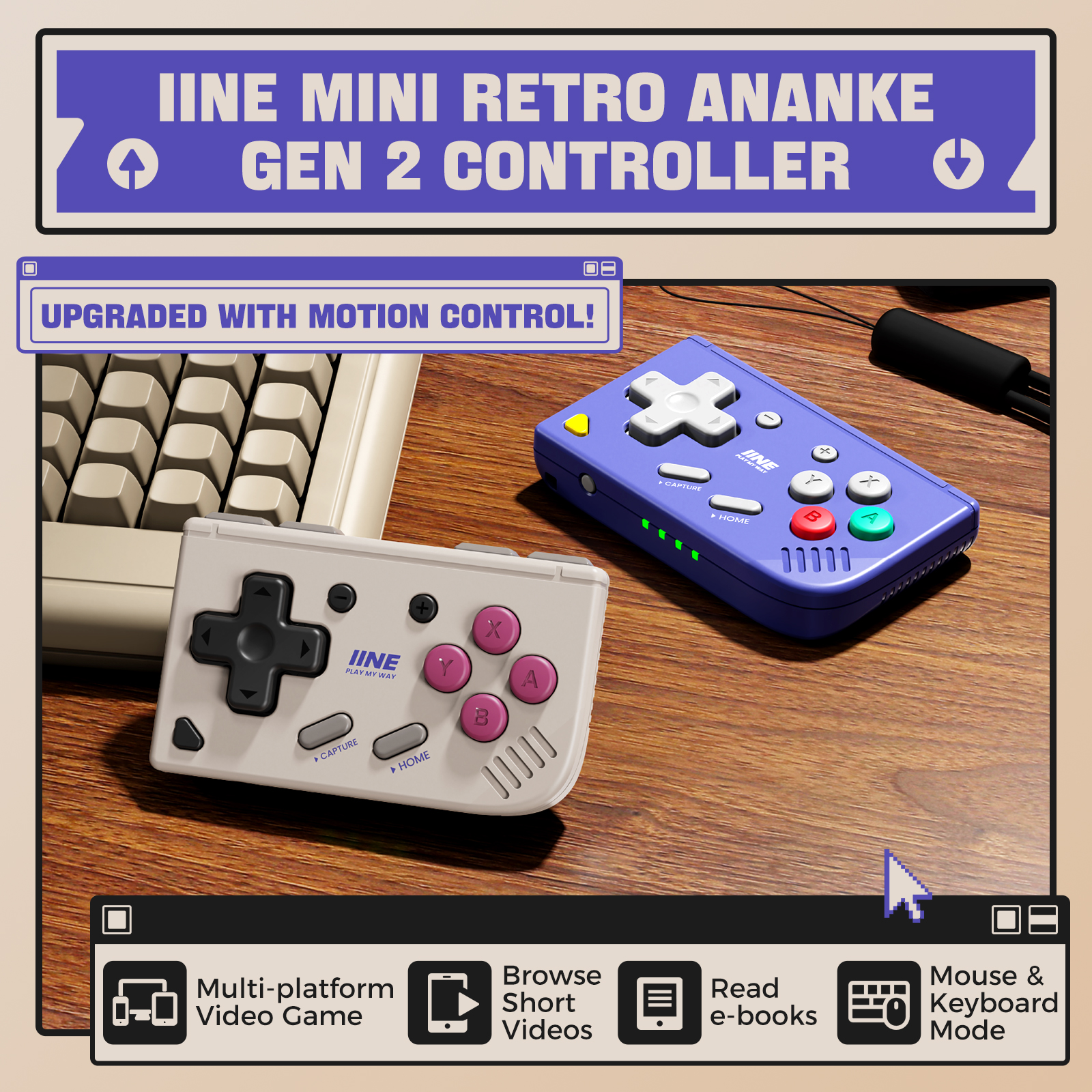 IINE Mini Retro Ananke Gen 2 G - Retro Gaming Android ulasan dan harga