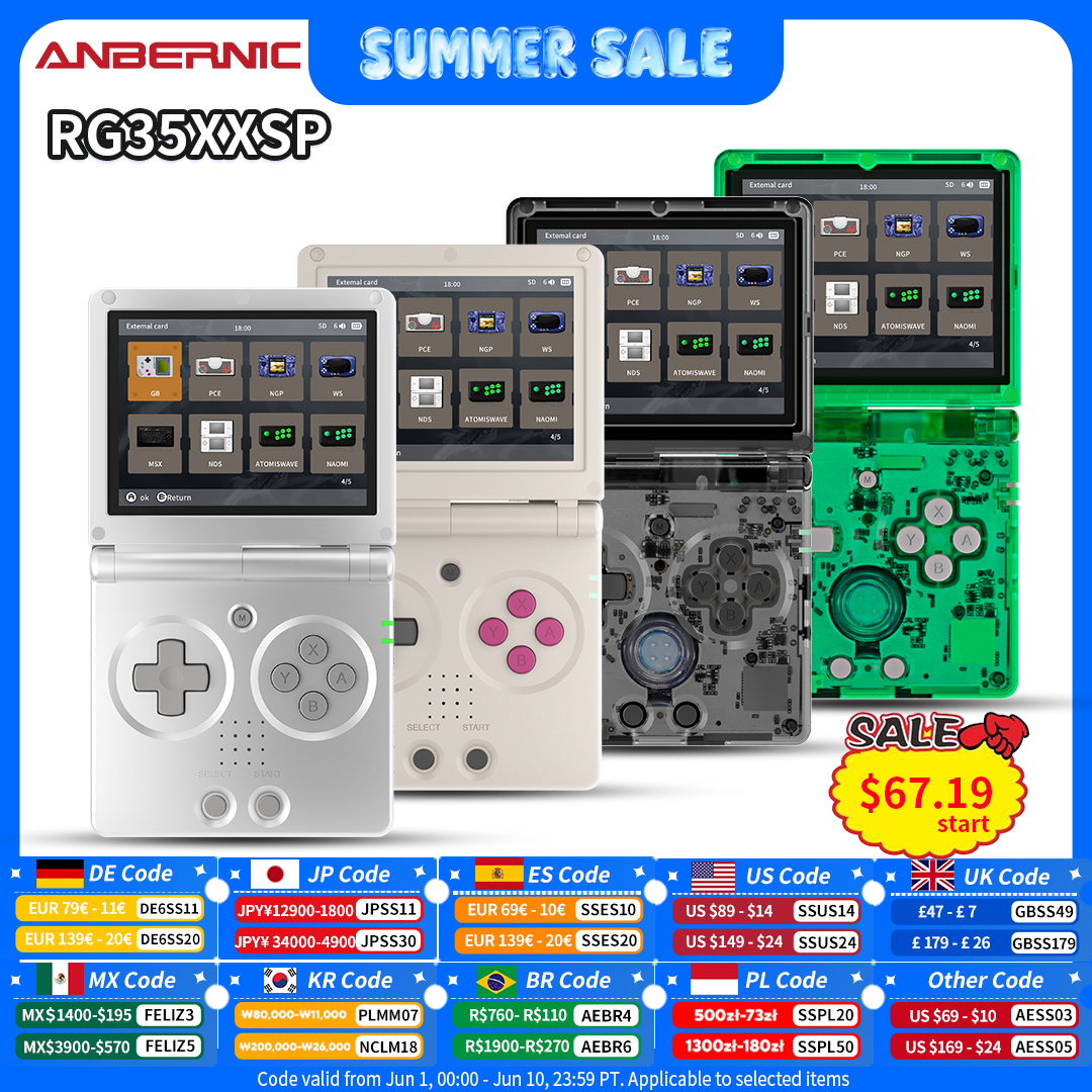 Anbernic RG35XXSP Retro Flip H - Retro Gaming Mobile ulasan dan harga