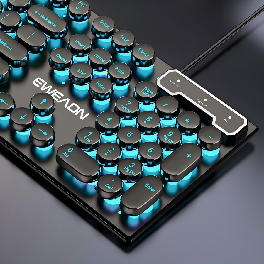 EWEADN Typewriter Gaming Keybo - Retro Gaming For Windows ulasan dan harga