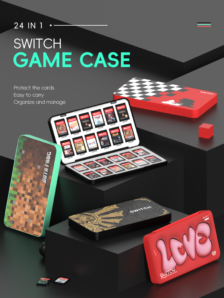 24 in 1 Game Card Case for Swi - Game Cartridge Case ulasan dan harga