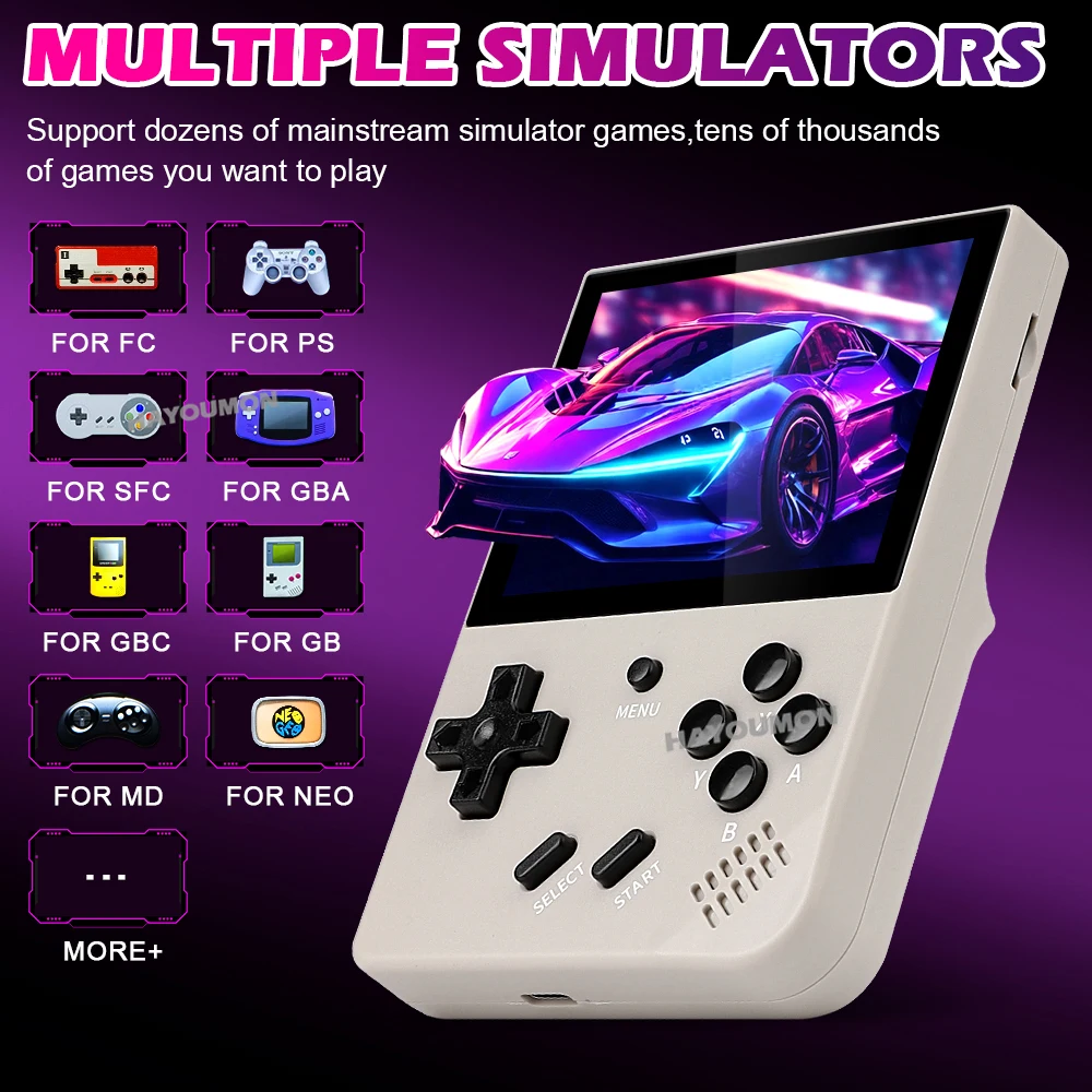 Classic Gray R350S Retro Handh - Retro Gaming Years ulasan dan harga