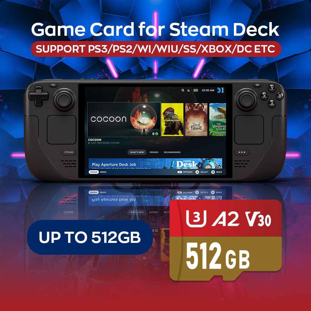 512G/256G Game Card For Steam  - Retro Gaming Hdd ulasan dan harga