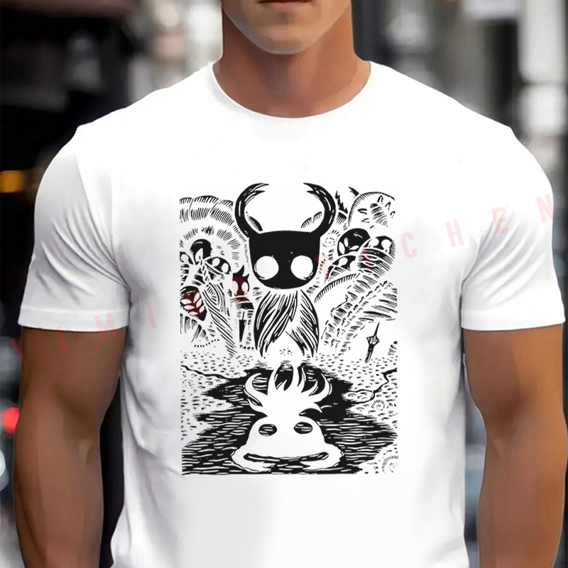 Men's Summer 100 Pure Cotton F - Retro Gaming T Shirt ulasan dan harga