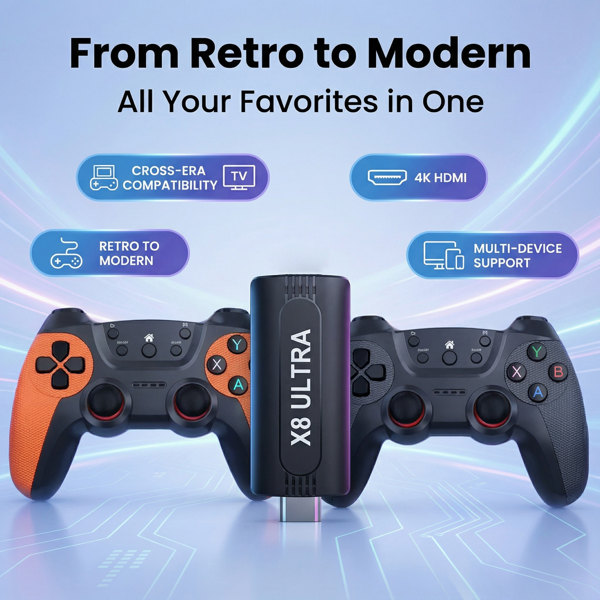 X8 Ultra Wireless Game Stick 1 - Retro Gaming For Tv ulasan dan harga