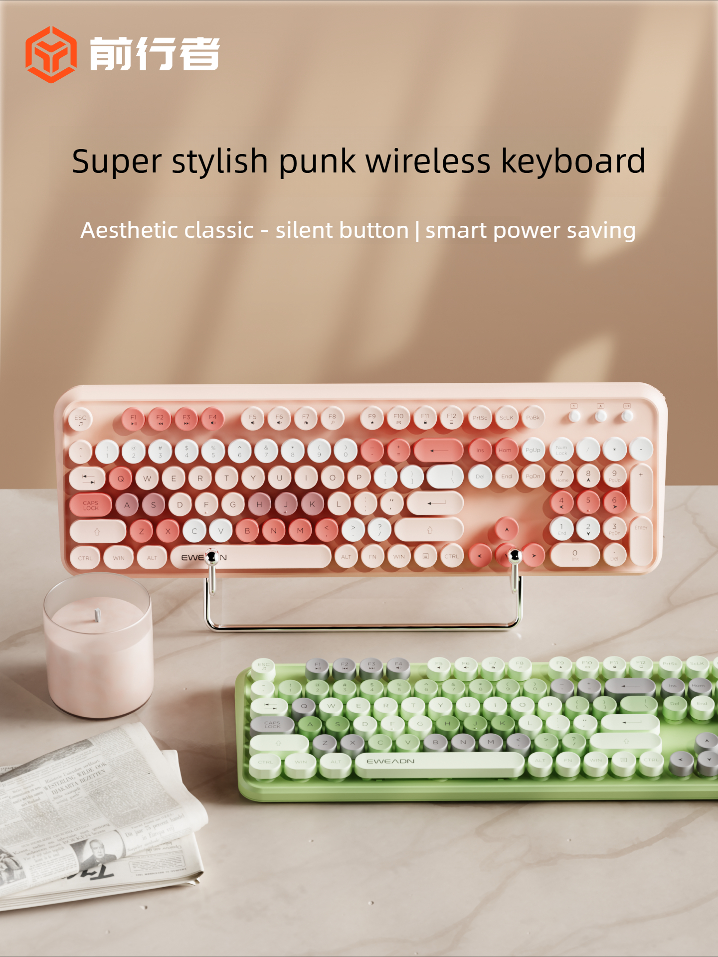 EWEADN V96 Wireless Keyboard M - Retro Gaming For Windows ulasan dan harga