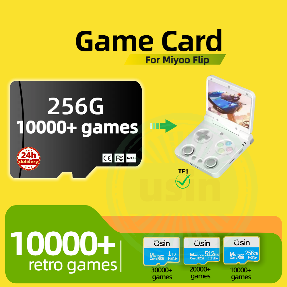Game Card For Miyoo Flip 30000 - Retro Gaming Table ulasan dan harga