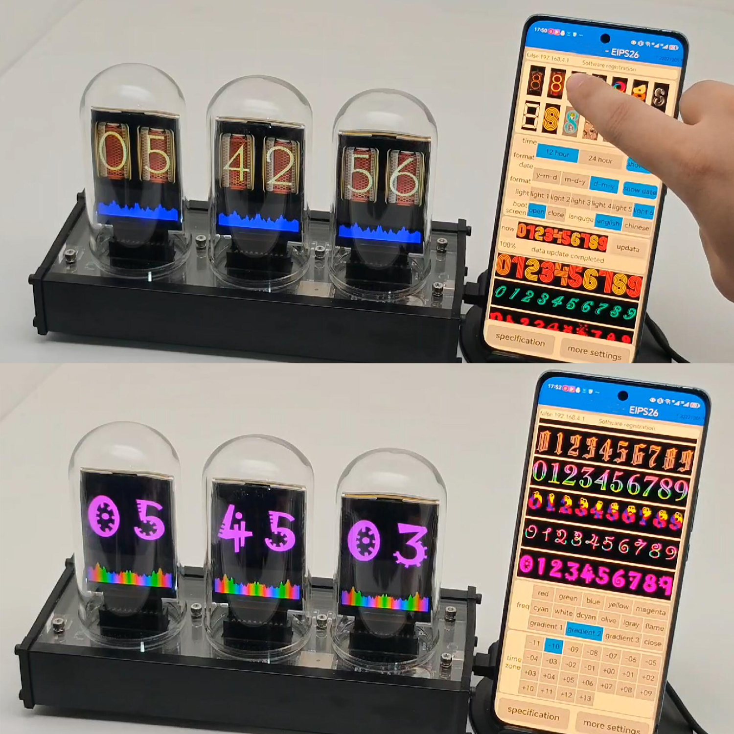 2.6-inch IPS Analog Nixie Tube - Retro Gaming Youtube ulasan dan harga