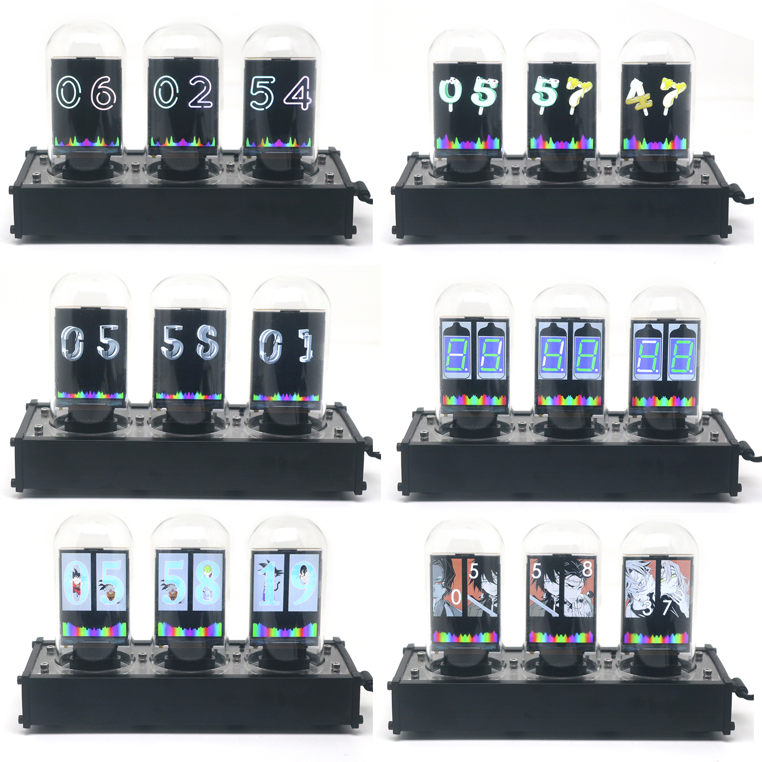 2.6-inch IPS Analog Nixie Tube - Retro Gaming Youtube ulasan dan harga