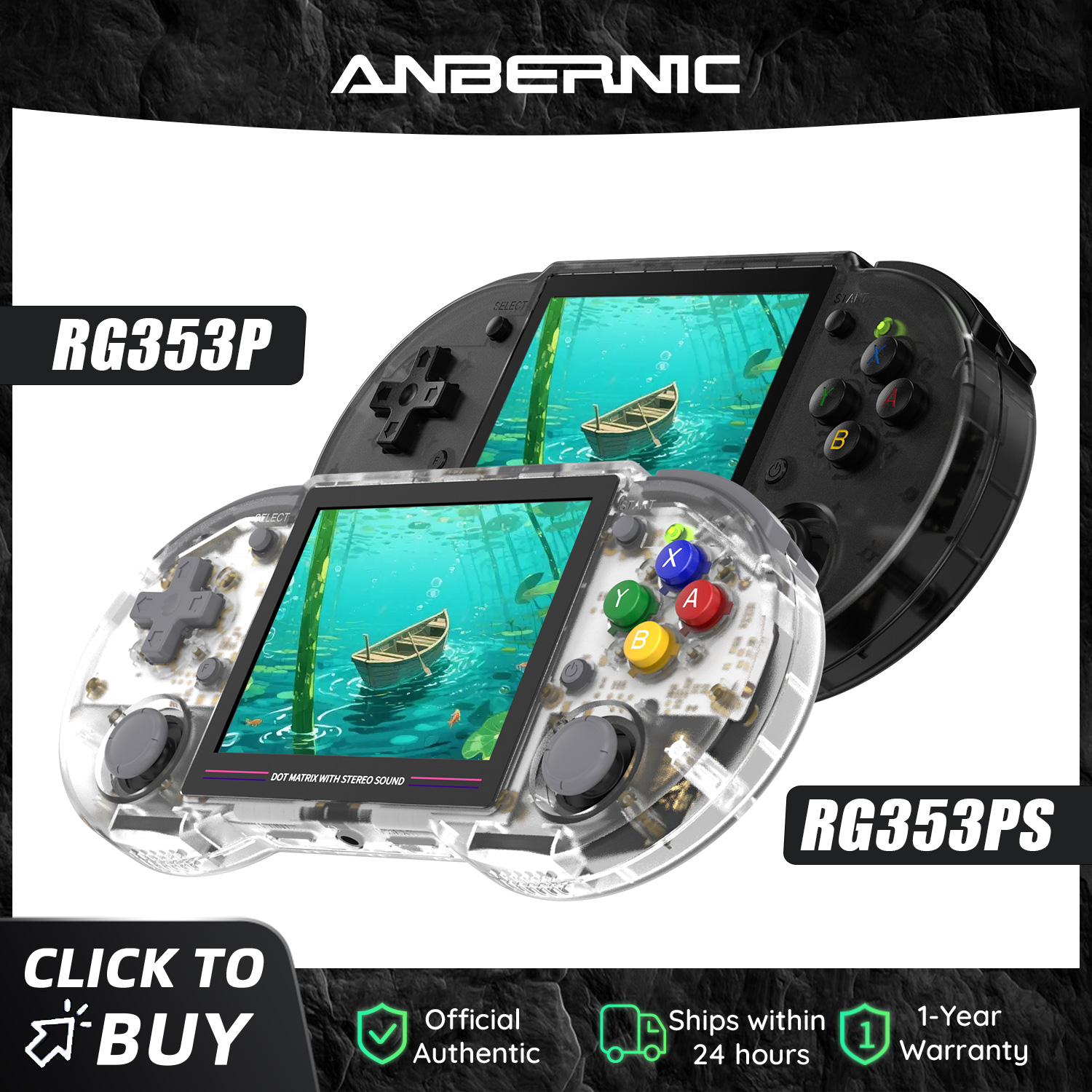 Anbernic  RG353P RG353PS 64 Bi - Retro Gaming Android ulasan dan harga