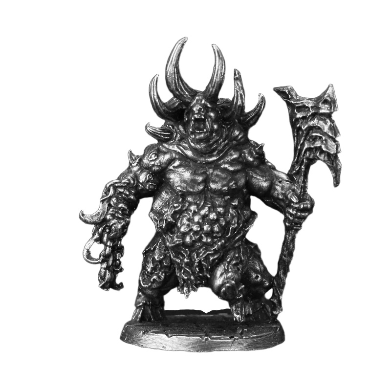 Bull Warrior Metal Figurine Mi - Retro Gaming Table ulasan dan harga