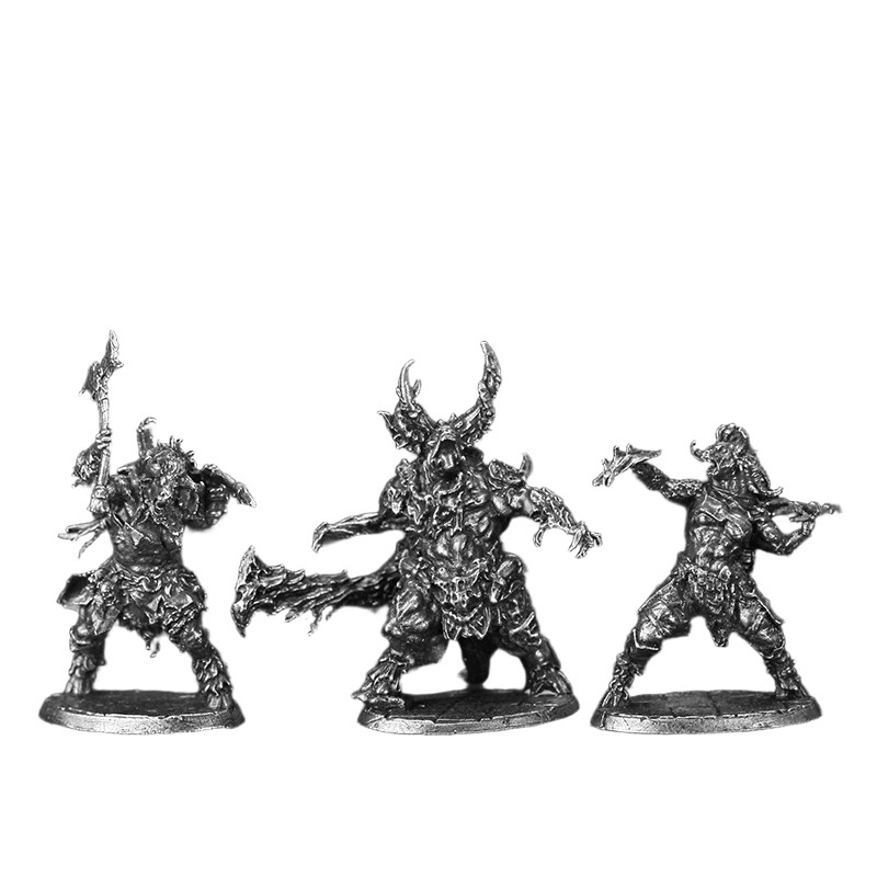 Bull Warrior Metal Figurine Mi - Retro Gaming Table ulasan dan harga