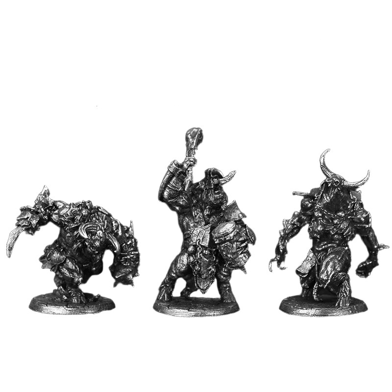 Bull Warrior Metal Figurine Mi - Retro Gaming Table ulasan dan harga