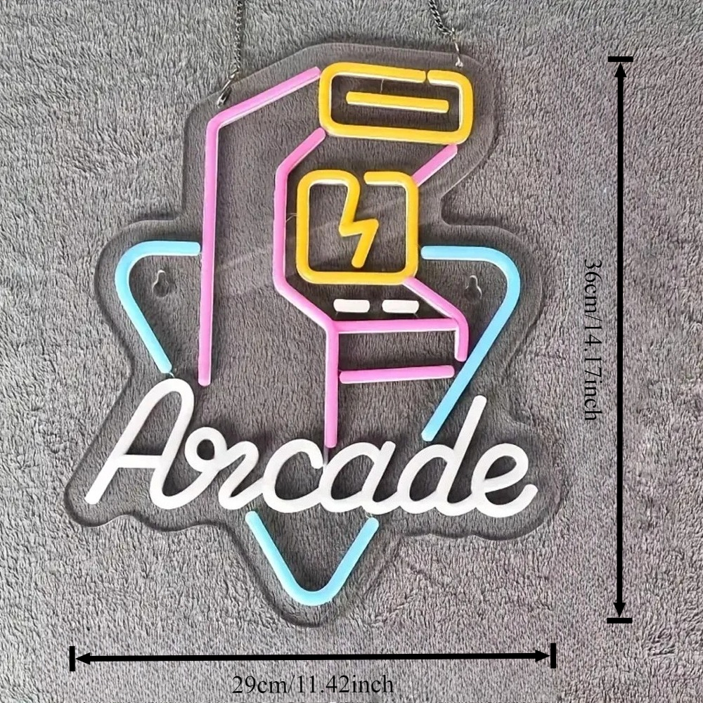 Retro Pixel Neon Sign LED | US - Retro Gaming Years ulasan dan harga