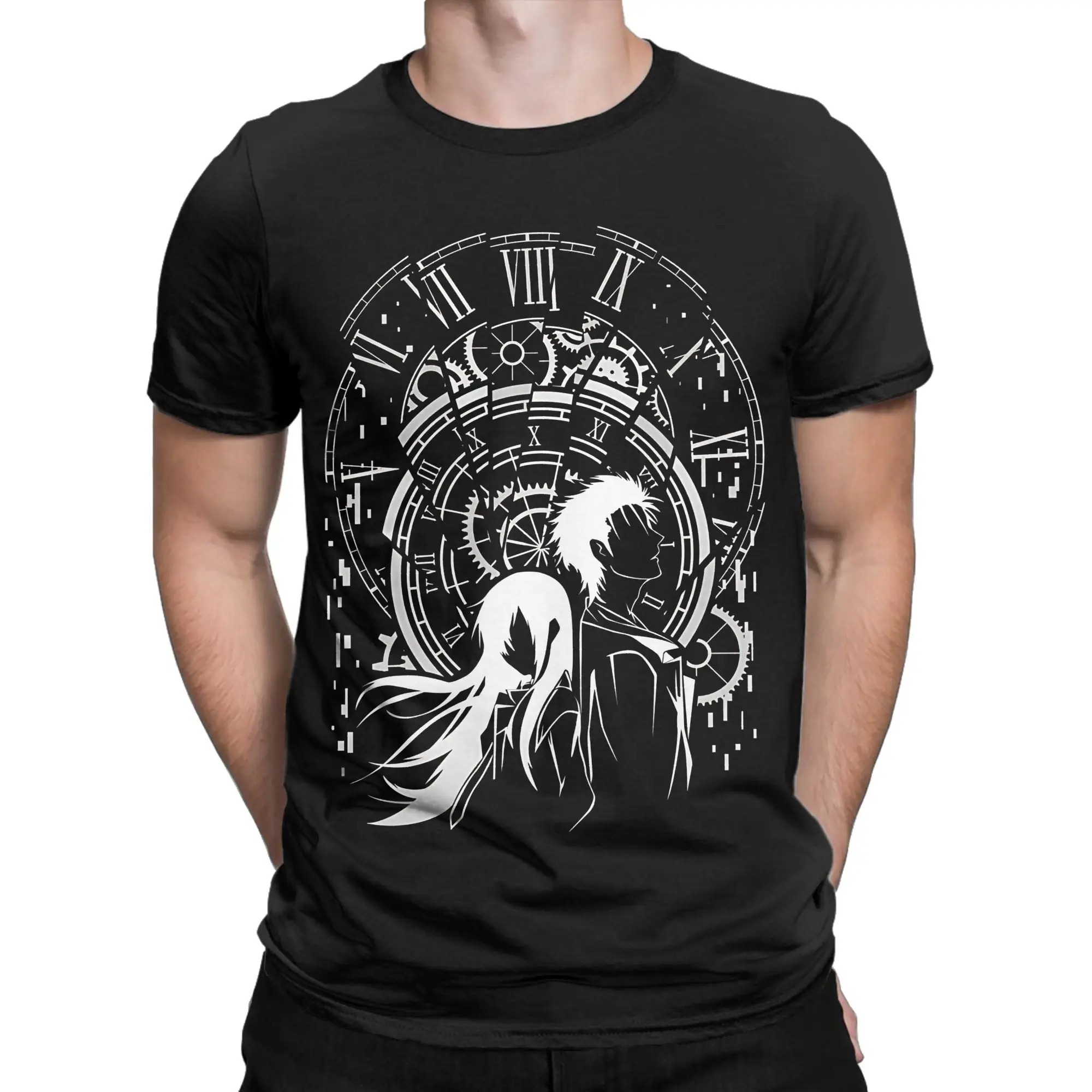 Men Women Game Steins Gate T S - Retro Gaming T Shirt ulasan dan harga