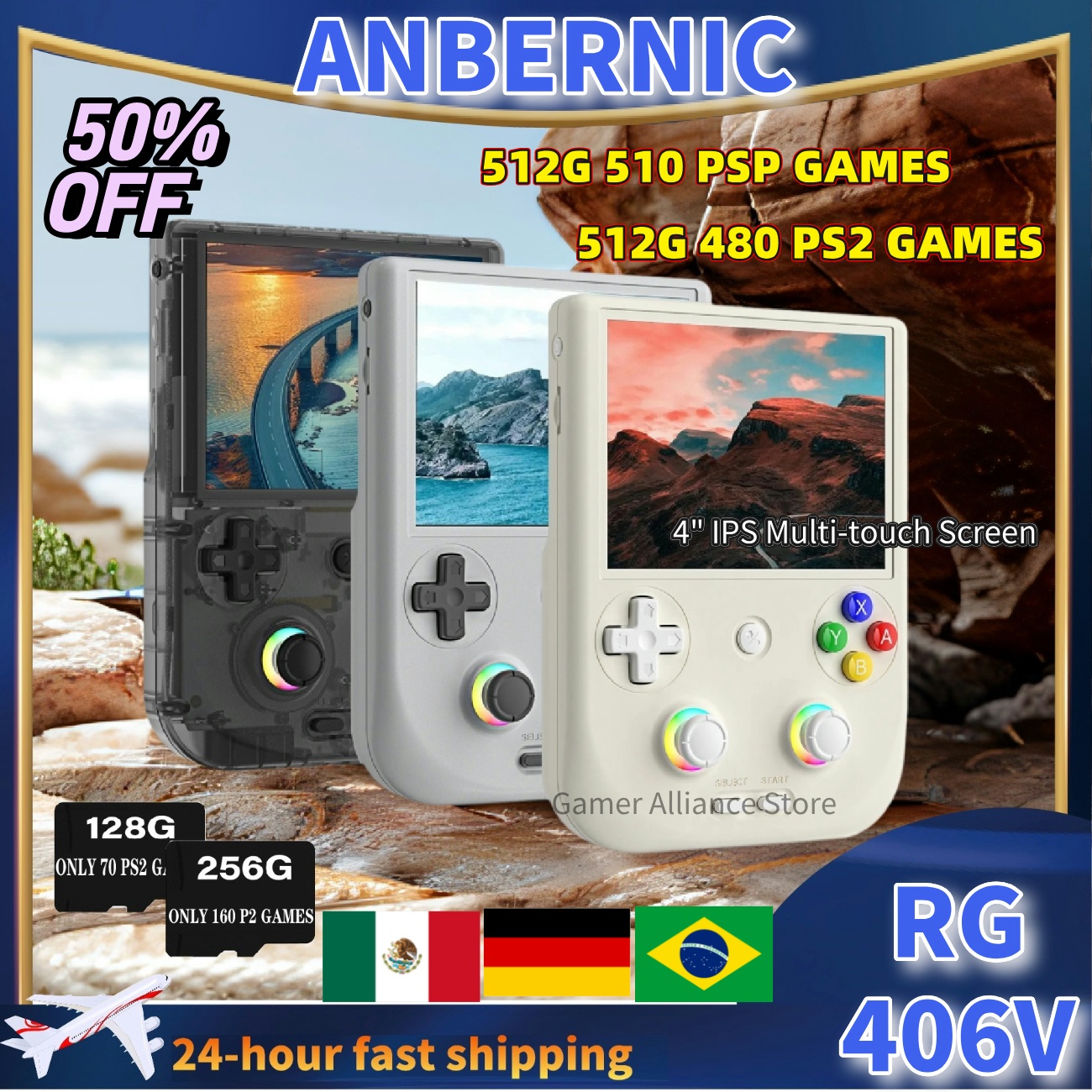 ANBERNIC RG406V RG 406V Retro  - Retro Gaming Mobile ulasan dan harga