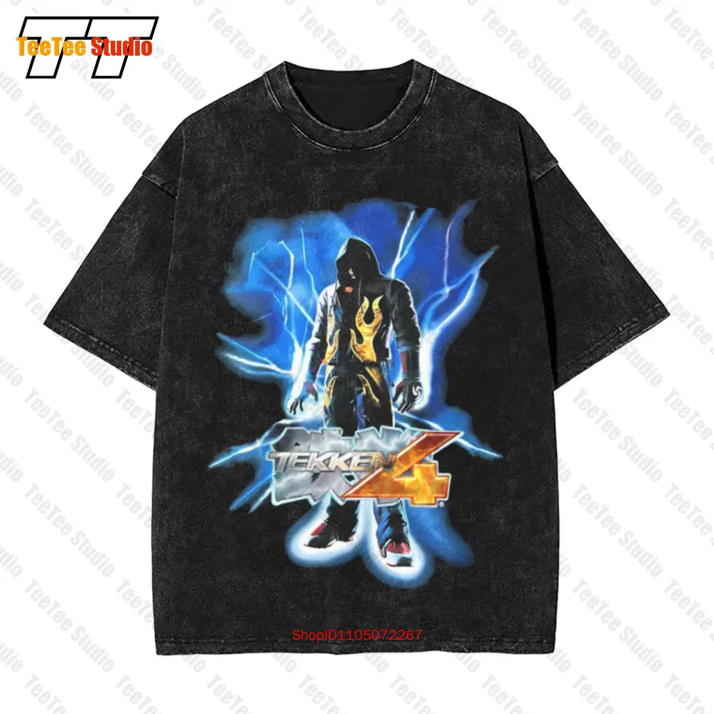 Vintage Tekken 4 Namco Promo A - Retro Gaming T Shirt ulasan dan harga