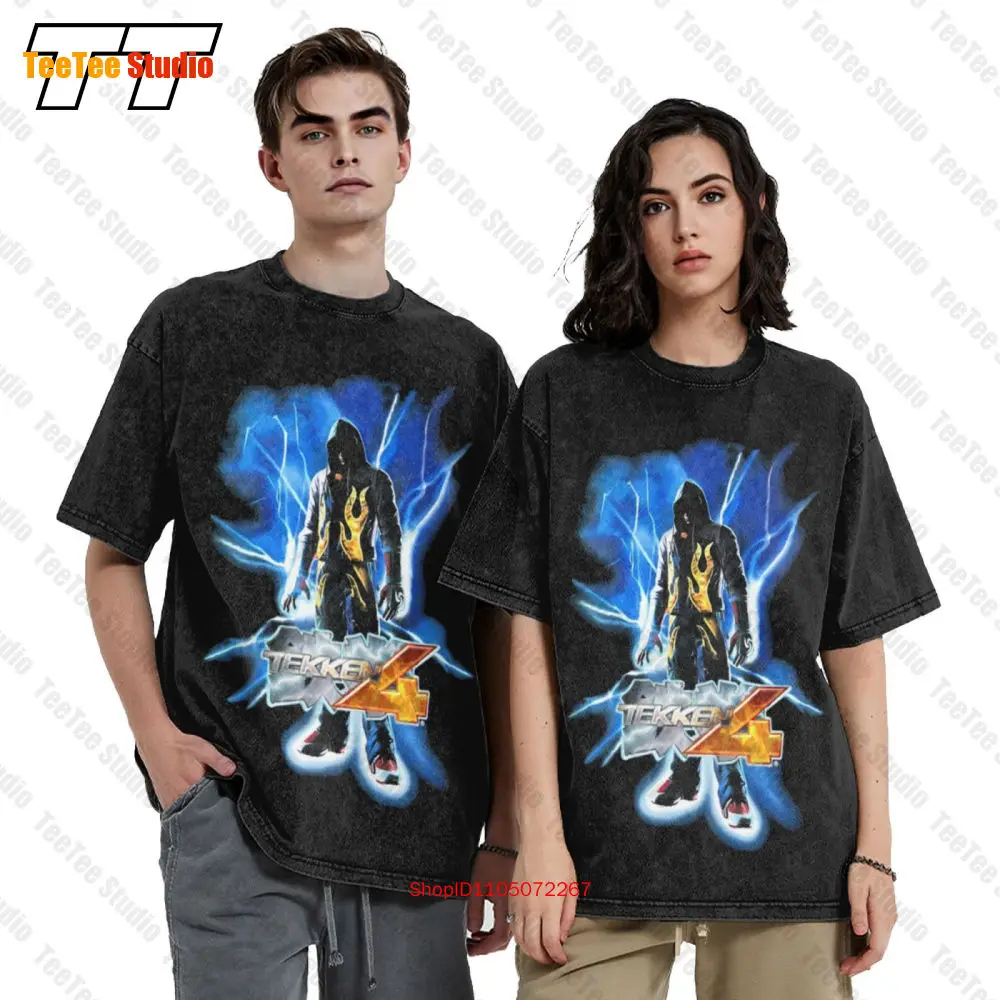 Vintage Tekken 4 Namco Promo A - Retro Gaming T Shirt ulasan dan harga