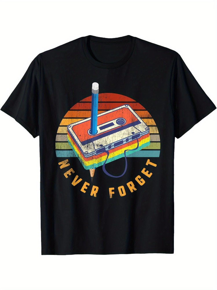 Women's Retro 80s Cassette Tap - Retro Gaming T Shirt ulasan dan harga