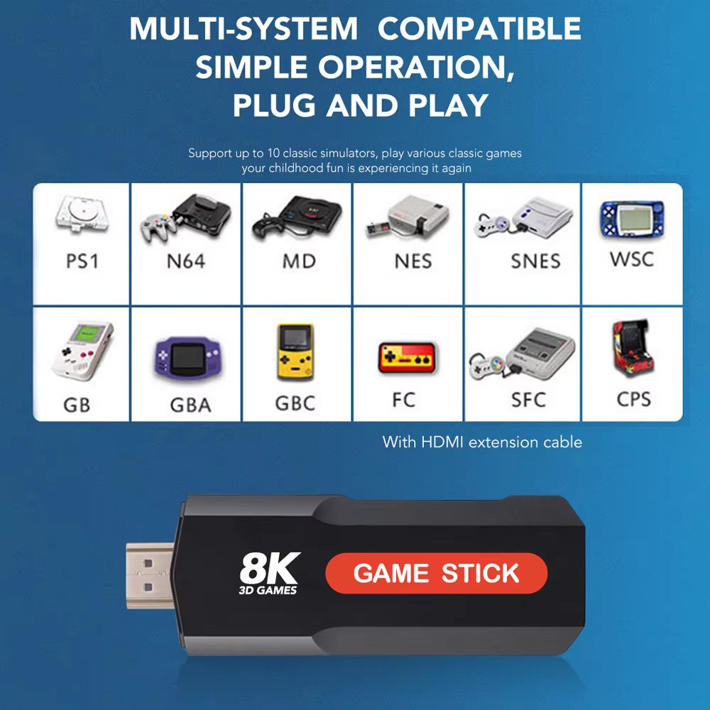 X2 Game Stick HD 4K 8K 3D Cons - Retro Gaming Android ulasan dan harga