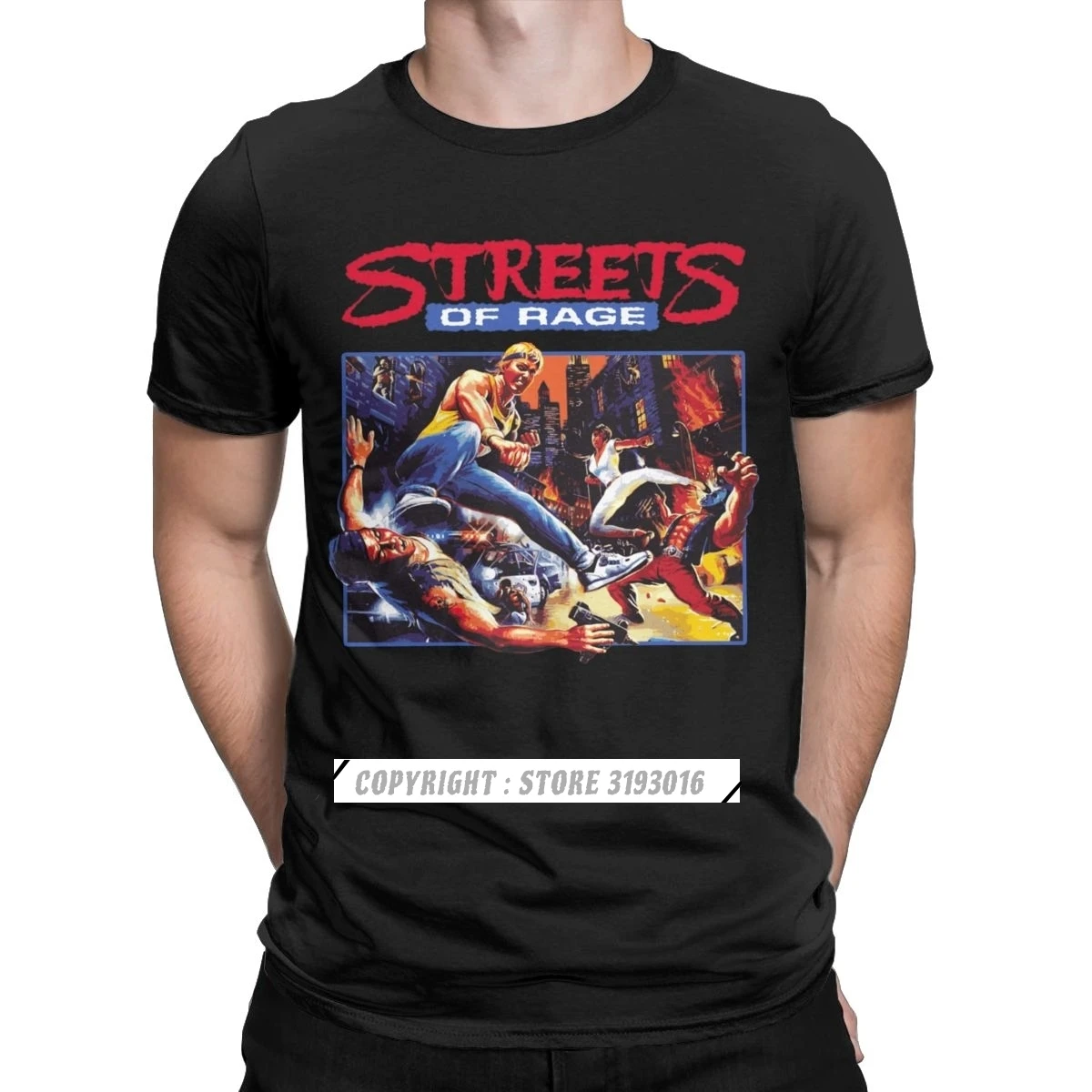 Men Streets Of Rage T Shirts R - Retro Gaming T Shirt ulasan dan harga