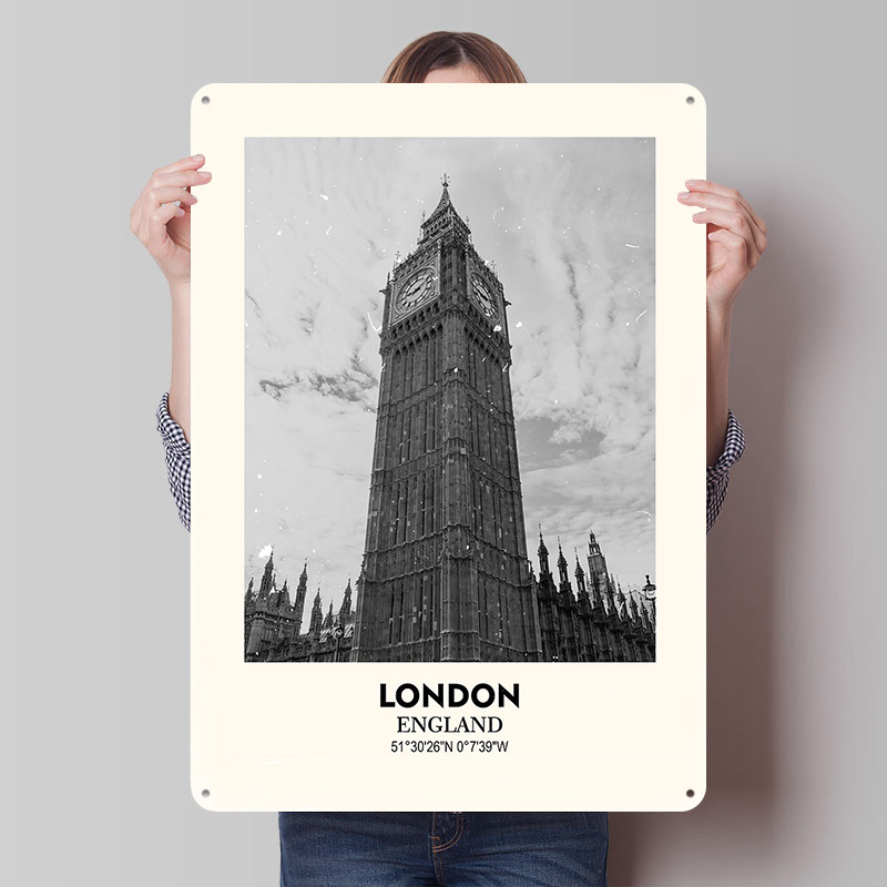 London Big Ben Printed Poster  - Retro Gaming In London ulasan dan harga