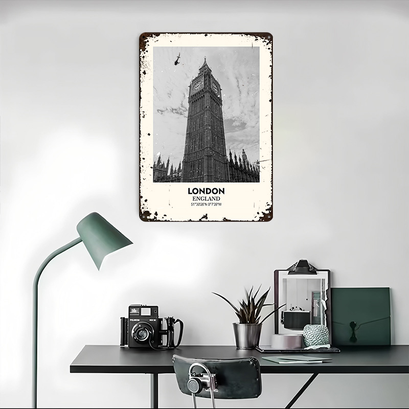 London Big Ben Printed Poster  - Retro Gaming In London ulasan dan harga